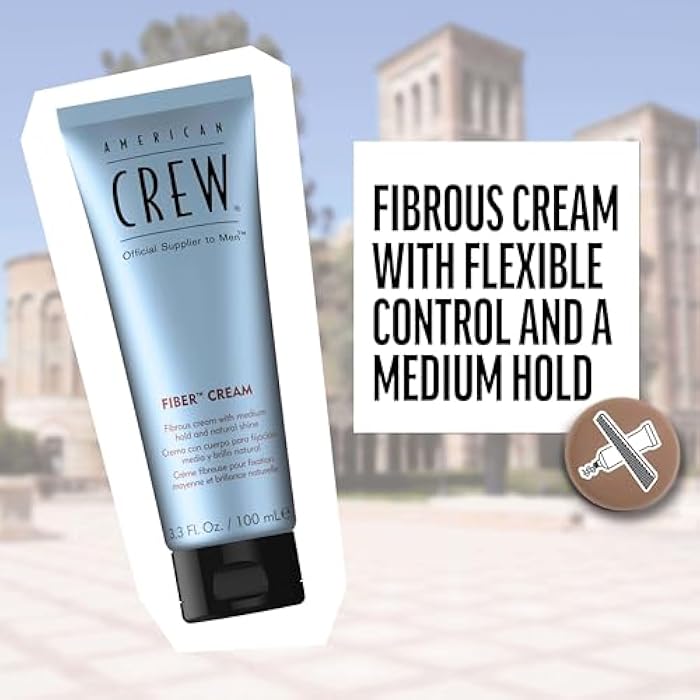 AMERICAN CREW CREW FIBER CREAM 3.3OZ/100ML-7240806000 - Image 2